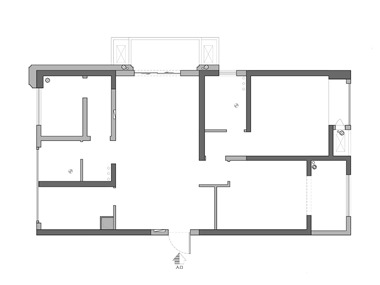 陽(yáng)光普照的小屋平面圖