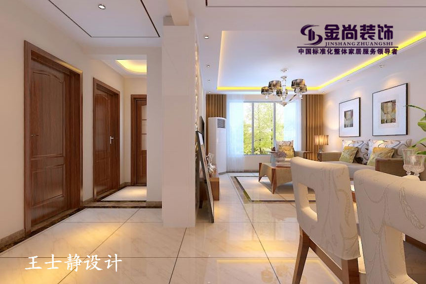 現(xiàn)代客廳隔斷效果圖